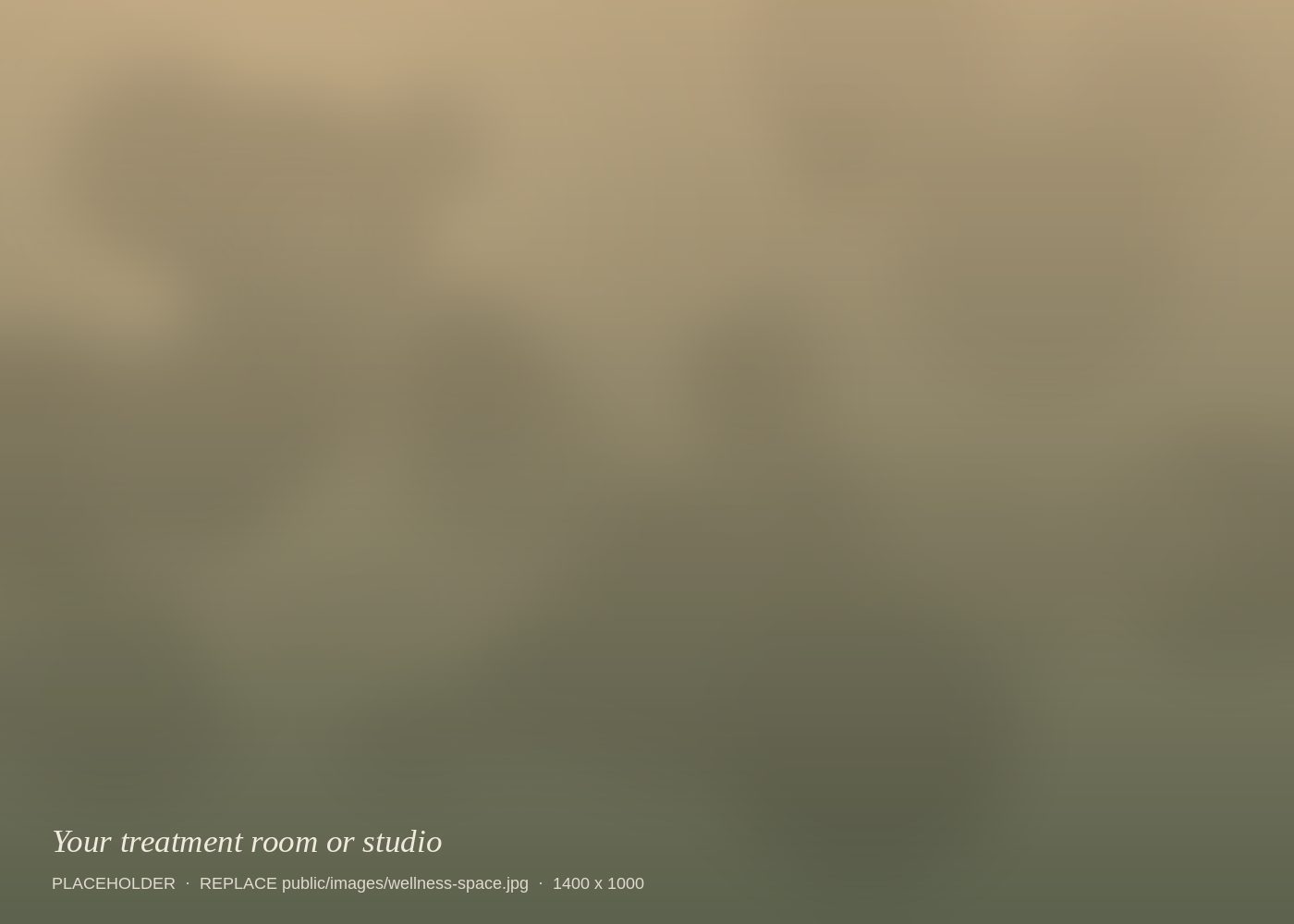 A treatment room or studio